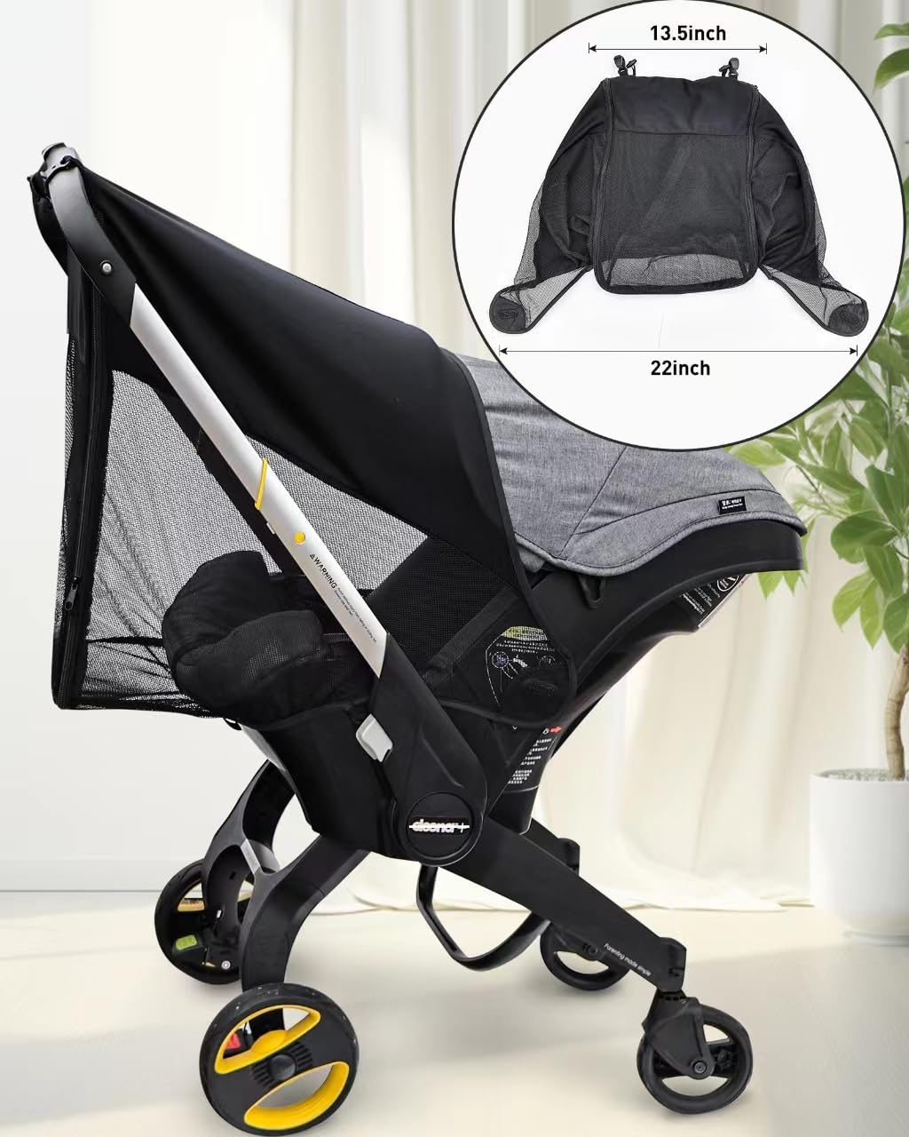 Amazon | ベビーカー サンシェード 拡張 Doona 幼児用カーシート